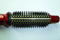 Red Titanium 130W Hair Curling Comb / Professional Round Hair Curler Brush